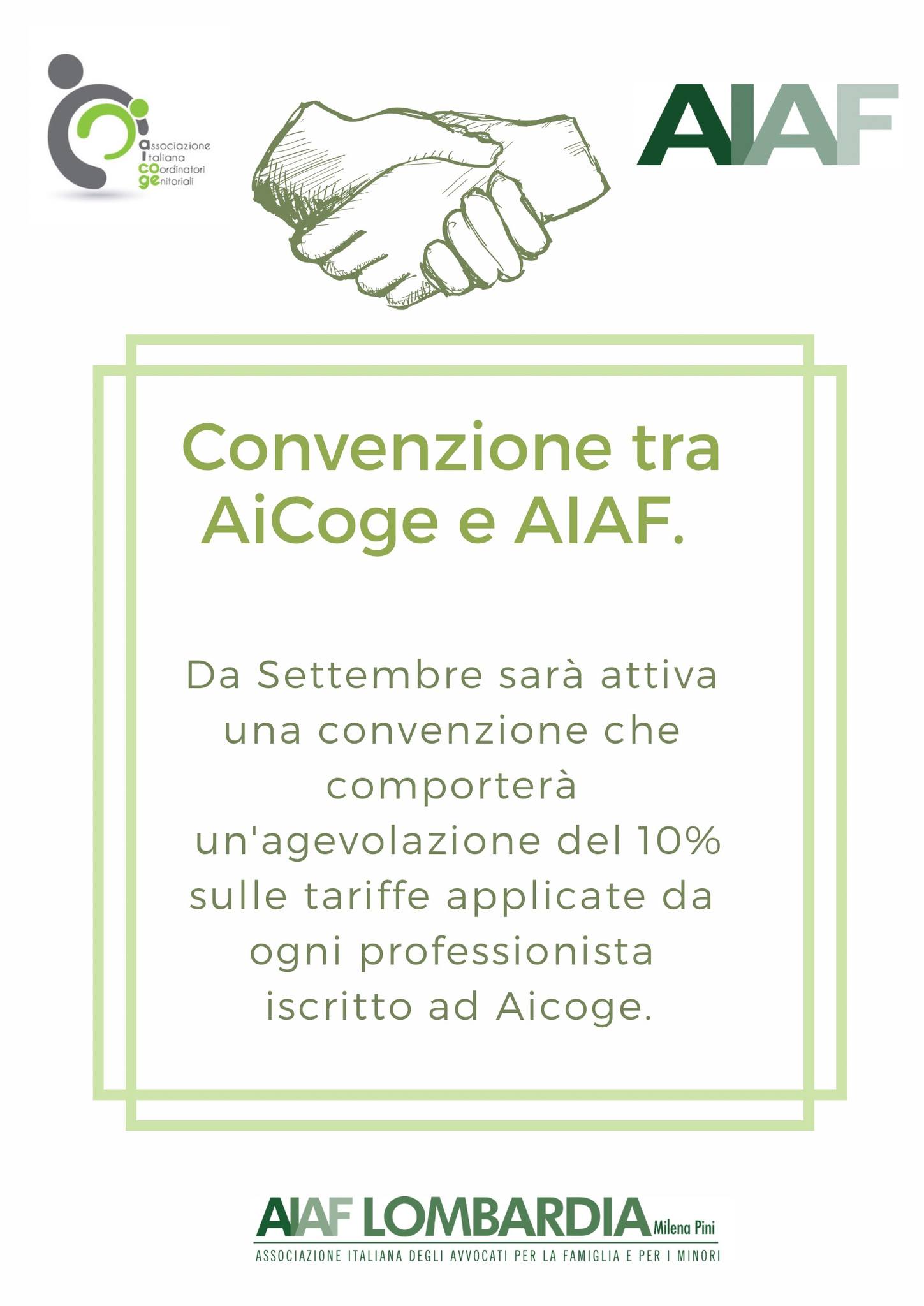 CONVENZIONE TRA AICOGE E AIAF
